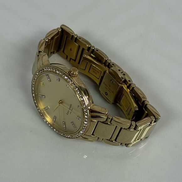 Kate Spade Gold Gramercy Pave Grand Watch main image 7